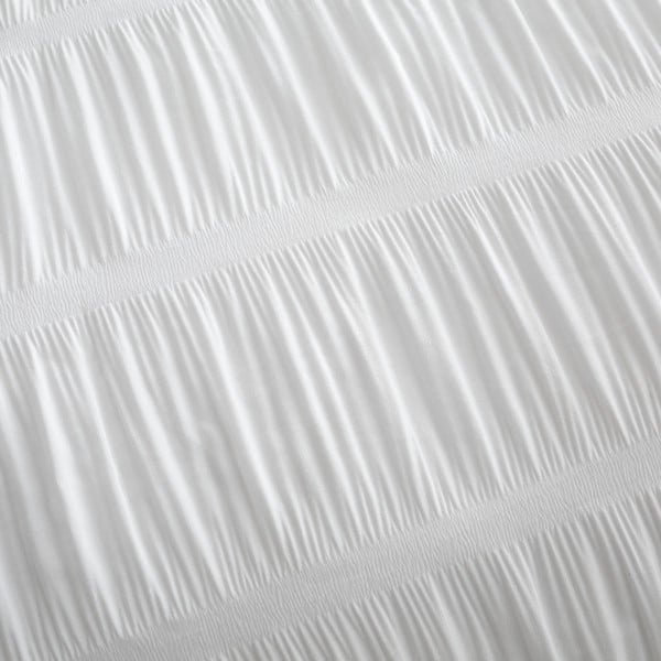 Balta dvigulės lovos 200x200 cm patalynė Seersucker - Catherine Lansfield-image-4