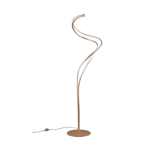 Pastatomas šviestuvas auksinės spalvos LED (aukštis 160 cm) su metaliniu gaubtu Nala – Trio Select-image-2