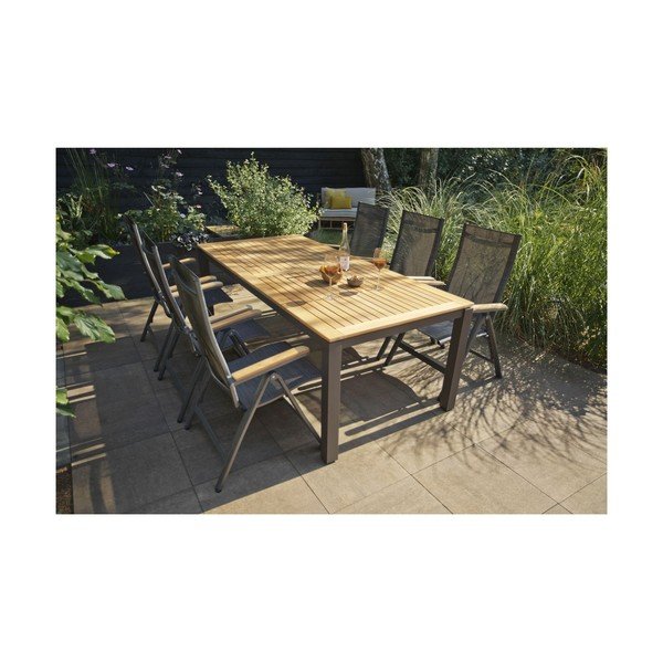 Sodo valgomojo stalas 100x220 cm Memphis – Exotan-image-1