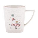 Baltos spalvos iš porceliano  puodelis su Kalėdų motyvu 380 ml Snowman – Dakls