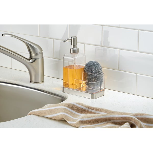 Muilo dozatorius su skyreliu vielinei kempinei iDesign Forma-image-1