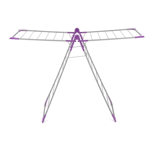 "Domopak Wonderfold" violetinės spalvos sulankstomas džiovintuvas
