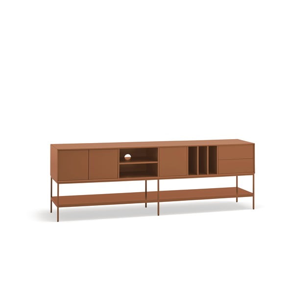 TV spintelė raudonos plytų spalvos 220x74x45 cm Platt – Teulat-image-3