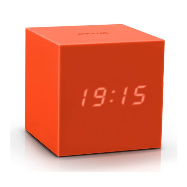 Oranžinis LED žadintuvas Gingko gravitacijos kubas
