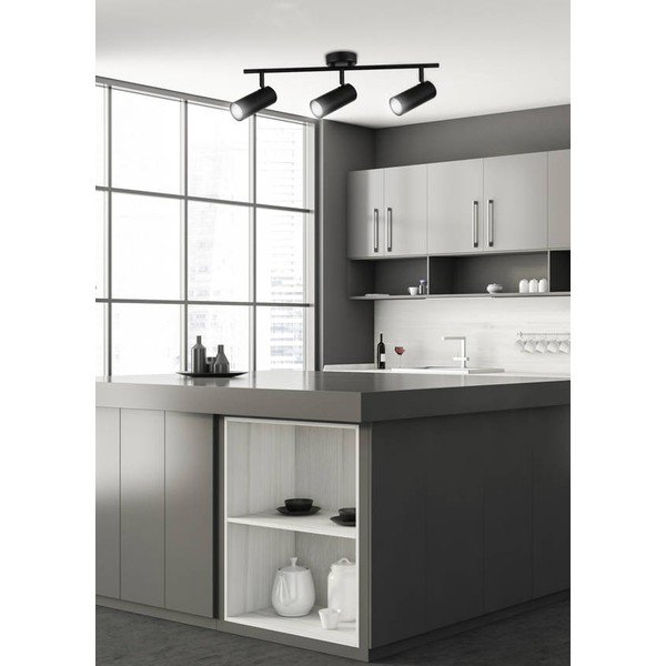 Juodos spalvos iš metalo taškinis šviestuvas 9x56 cm Colly – Candellux Lighting-image-1