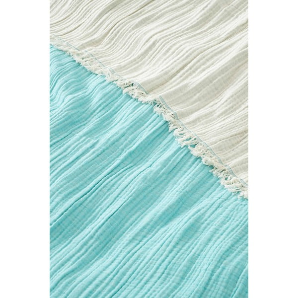Lovatiesė iš muslino turkio spalvos dvigulei lovai 230x250 cm – Mijolnir-image-1