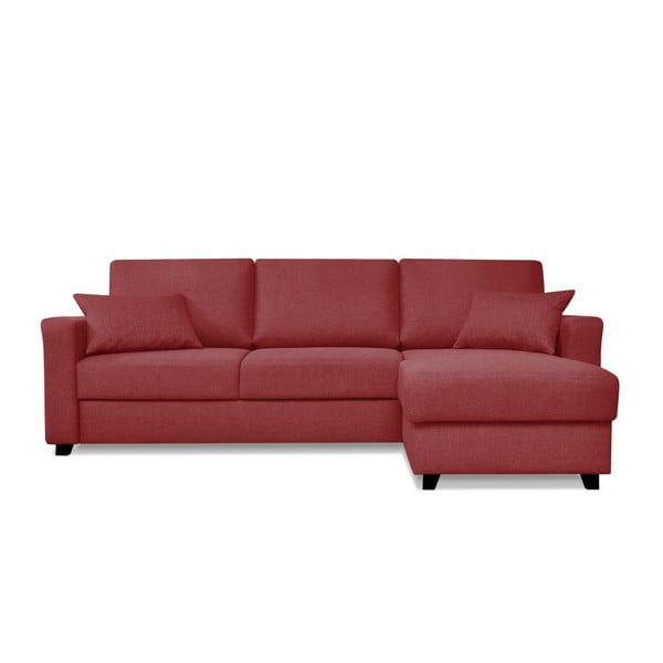 Raudona sofa lova "Cosmopolitan design Monaco