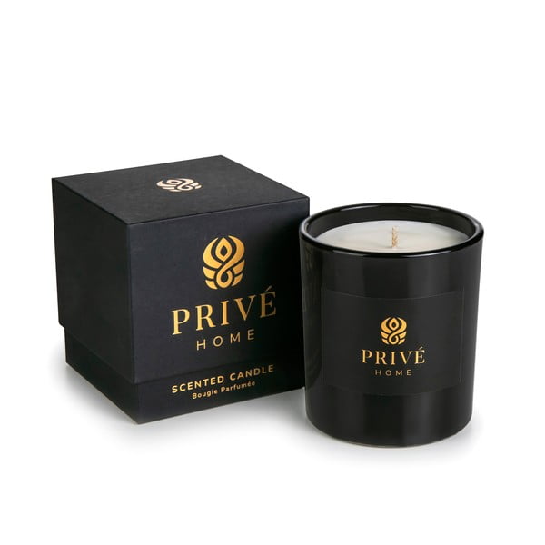 Aromatinė žvakė iš sojų vaško degimo laikas 60 h Muscs Poudres – Privé Home-image-1