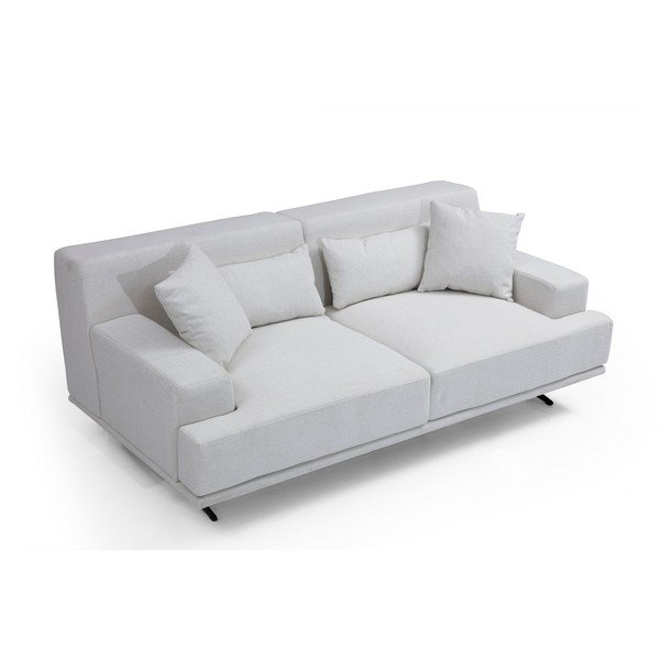 Sofa šviesiai pilkos spalvos 200 cm Bentley – Balcab Home-image-3