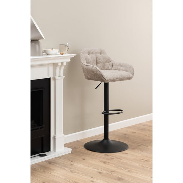 Su pasukimo funkcija baro taburėtės šviesiai pilkos spalvos 2 vnt. 109 cm Brooke – Actona-image-1