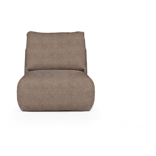 Rudos spalvos iš boucle krėslas Mirel – Rodier