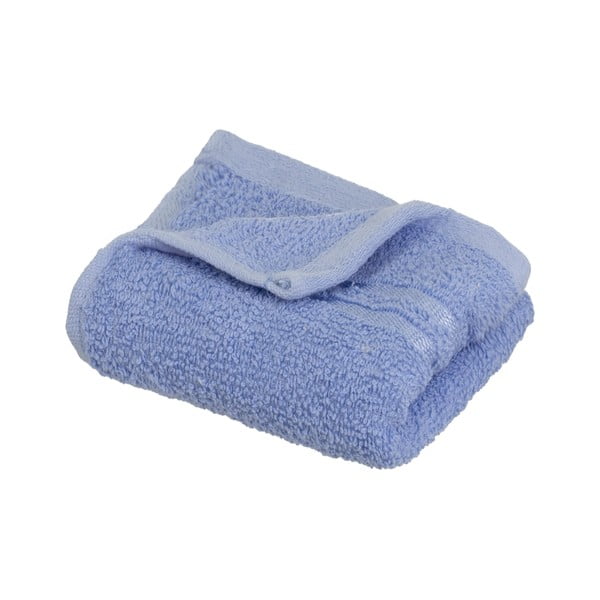 Mėlynos spalvos iš frote audinio iš medvilnės rankšluostis 30x50 cm Simple – Casa Selección