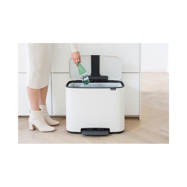 "Brabantia" baltas šiukšlių krepšys, 36 l-image-4