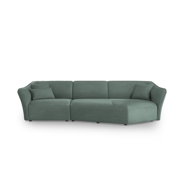 Iš boucle kampinė sofa turkio spalvos Tokyo – Cosmopolitan Design
