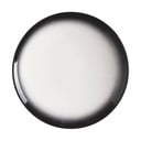 Baltos ir juodos spalvos keramikinė desertinė lėkštė Maxwell & Williams Caviar, ø 20 cm
