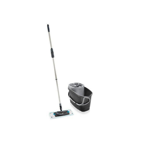 Besisukanti šluostė su kibiru Clean Twist M Ergo Black – LEIFHEIT