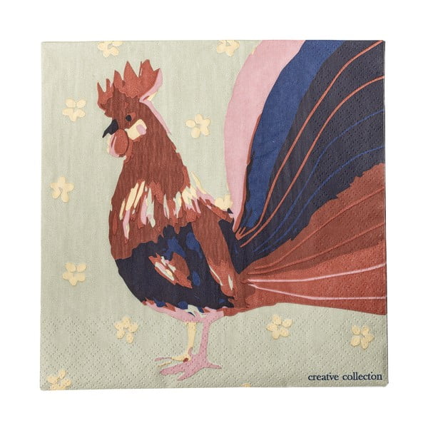 Iš popieriaus servetėlės 20 vnt. 33x33 cm Hanaia – Bloomingville