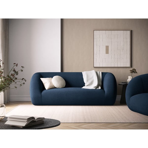 Sofa iš boucle mėlynos spalvos 210 cm Essen – Cosmopolitan Design-image-1