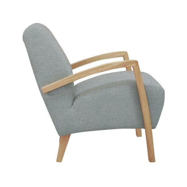 Šviesiai pilkas fotelis su šviesiu "Windsor & Co. Luna-image-1