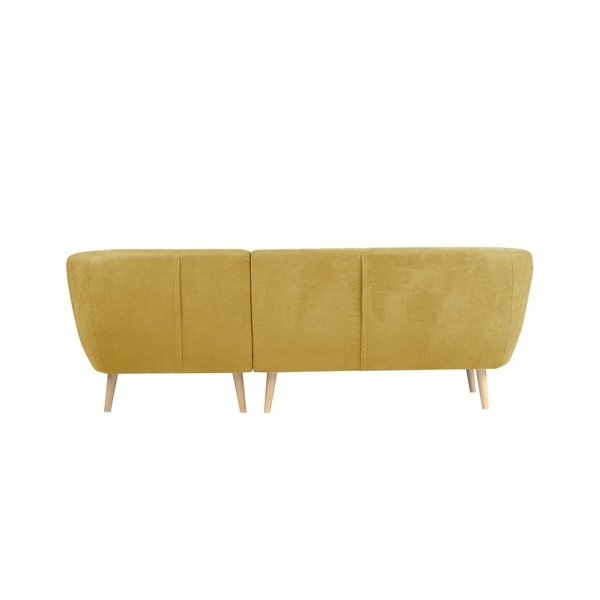 Geltonos spalvos sofa Mazzini Sofas Sardaigne, kampas dešinėje-image-2