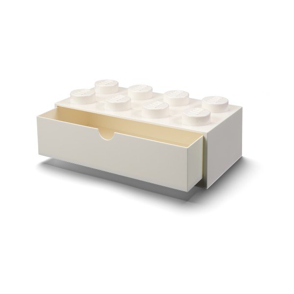 Balta rašomojo stalo dėžė su stalčiumi LEGO® Double-image-1
