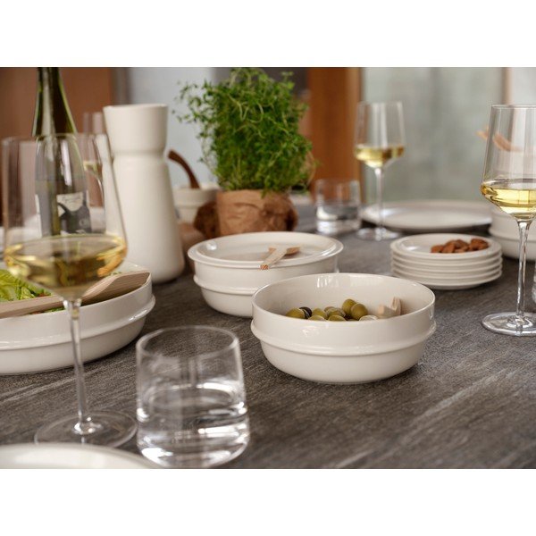 Skirta sriubai kreminės spalvos iš porceliano  mažas dubuo 600 ml Eau – Zone-image-1