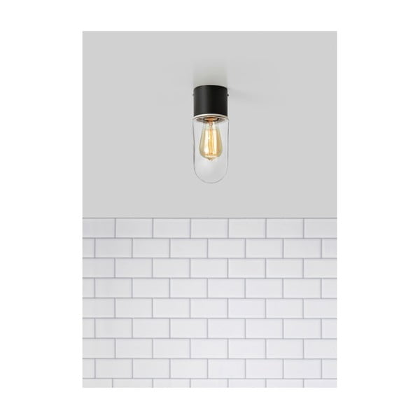 Juodas lubinis šviestuvas Markslöjd Zen Ceiling Black Clear-image-1