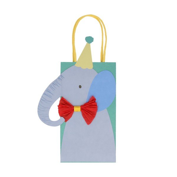 Dovanų maišelių rinkinys 8 vnt. 11x6 cm Animal Parade – Meri Meri-image-4