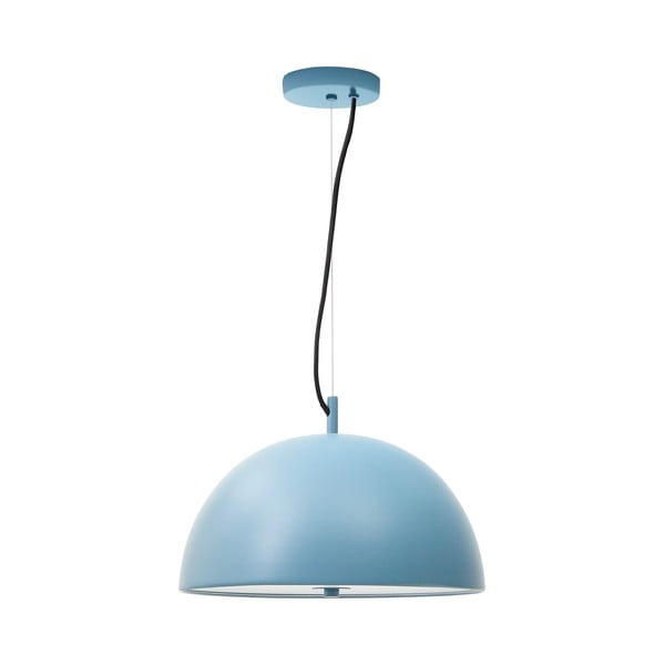 Mėlynos spalvos kabantis šviestuvas ø 39,5 cm su metaliniu gaubtu Catlar – Kave Home