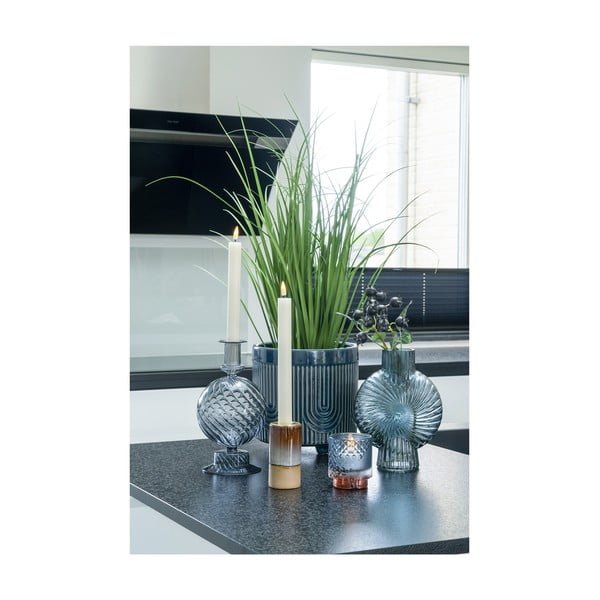Iš stiklo  vaza mėlynos spalvos (aukštis 20,5 cm) Sia – House Nordic-image-2