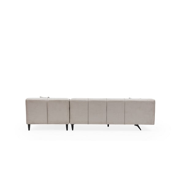 Smėlio spalvos kampinė sofa Artie Jivago, dešinysis kampas-image-4