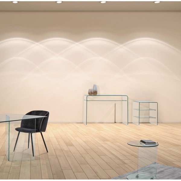 Iš stiklo konsolinis staliukas 35x110 cm Iride – Bizzotto-image-1