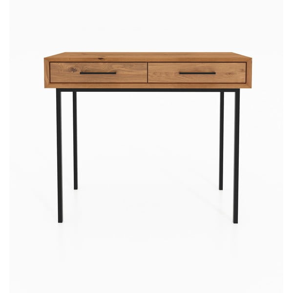 Ąžuolinis tualetinis staliukas 97x45 cm Abies - The Beds-image-3