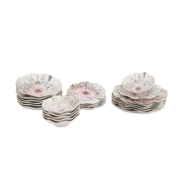 24 dalių porcelianinių indų rinkinys Güral Porselen Blossom