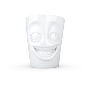 Baltas porcelianinis puodelis su rankenėle 58 products, tūris 350 ml