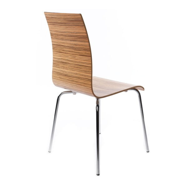 Valgomojo kėdė su sėdyne iš šviesaus medžio "Kokoon Classic Zebrano-image-2