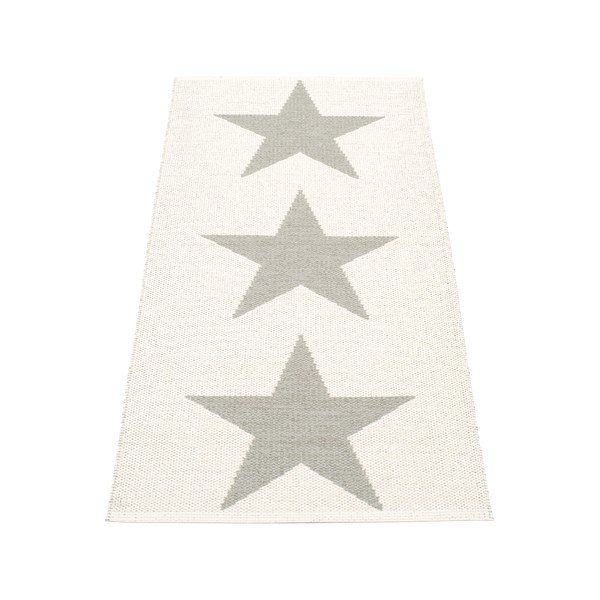 Šviesiai pilkos spalvos lauko kilimas 70x150 cm Viggo Warm Grey – Pappelina-image-1
