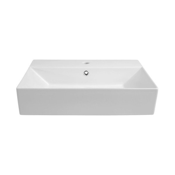 Iš keramikos praustuvas baltos spalvos 60x42 cm Sistema – Sapho-image-3