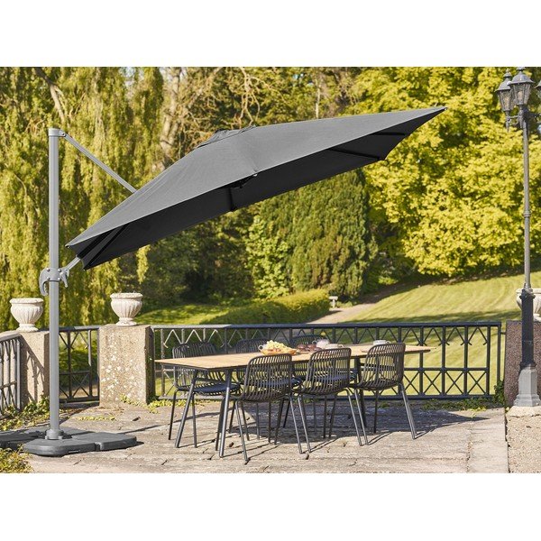 Juodos spalvos skėtis nuo saulės ø 295 cm Baza – House Nordic-image-3