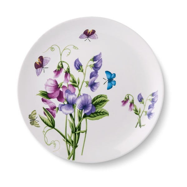 6 porcelianinių lėkščių rinkinys "Violet", ⌀ 24 cm