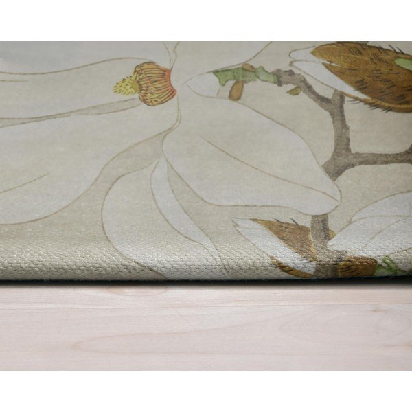 Žalias ir smėlio spalvos kilimas 135x55 cm Bird - Velvet Atelier-image-3