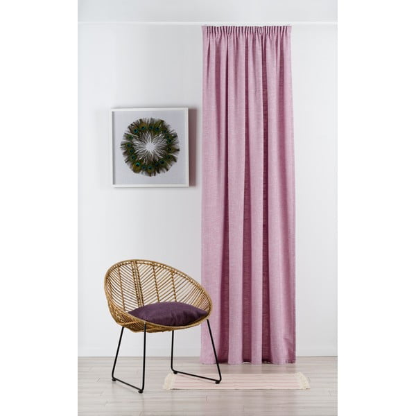 Užuolaida rožinės spalvos 210x245 cm Riva – Mendola Fabrics