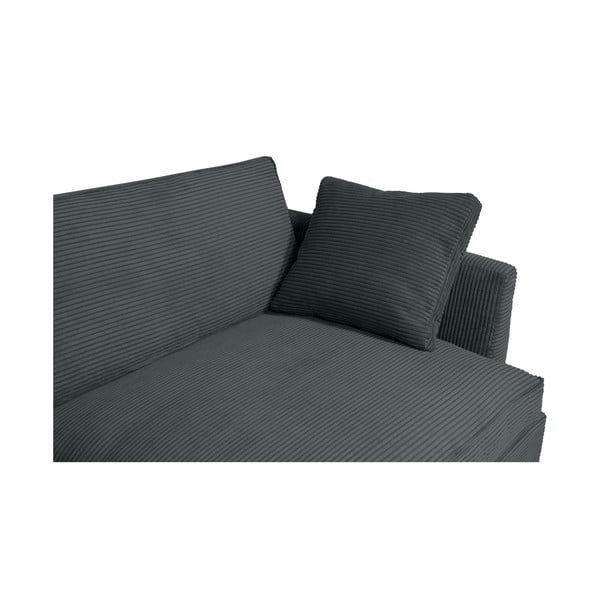 Sofa iš kordinio velveto pilkos spalvos 132 cm Mobby – Scandic-image-3
