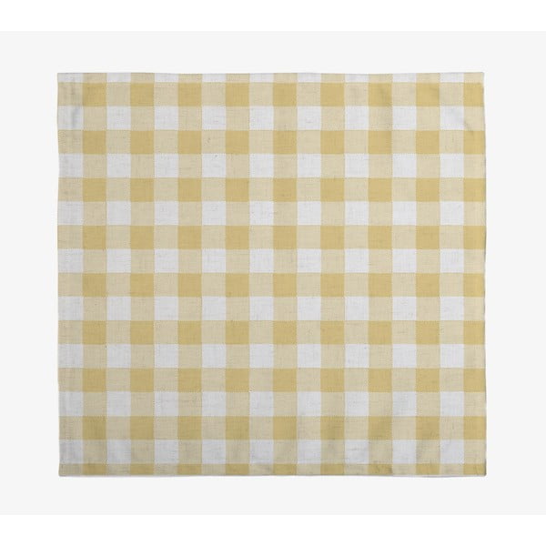 4 lininių servetėlių rinkinys Really Nice Things Beige Vichy, 43 x 43 cm-image-1