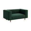 Krėslas tamsiai žalios spalvos iš velveto Kukumo – Ame Yens