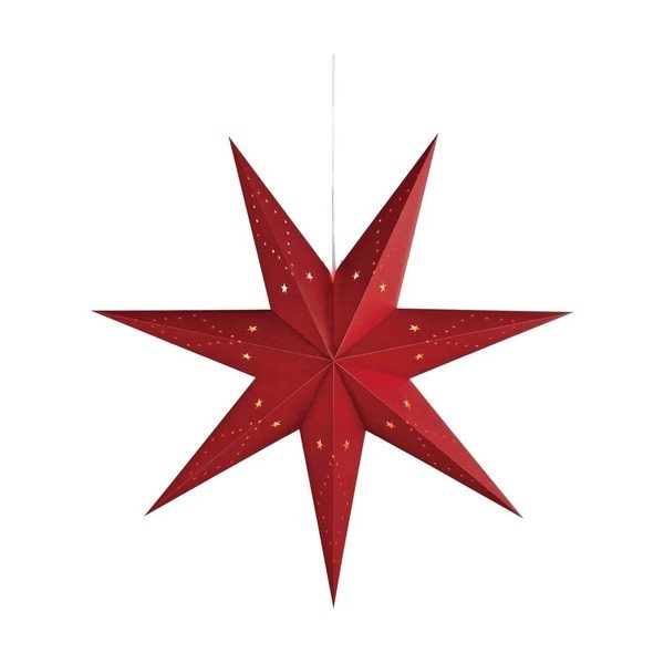 Pakabinama šviečianti Kalėdų dekoracija raudonos spalvos Saturnus – Markslöjd