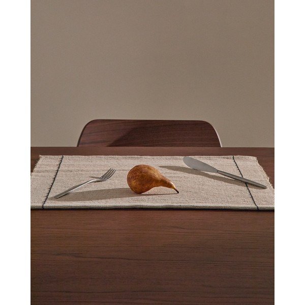 Iš medvilnės mišinio padėkliukai 2 vnt. 35x50 cm Lunel – Kave Home-image-1