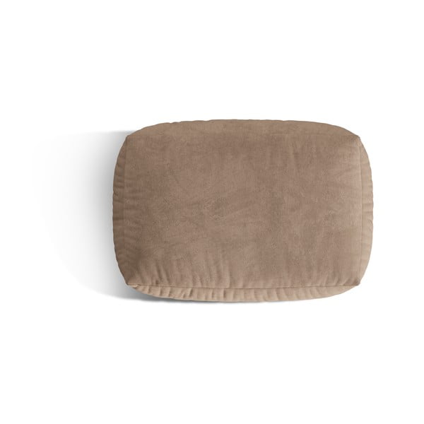 Šviesiai rudos spalvos iš velveto modulinė taburetė Martina – Micadoni -image-2