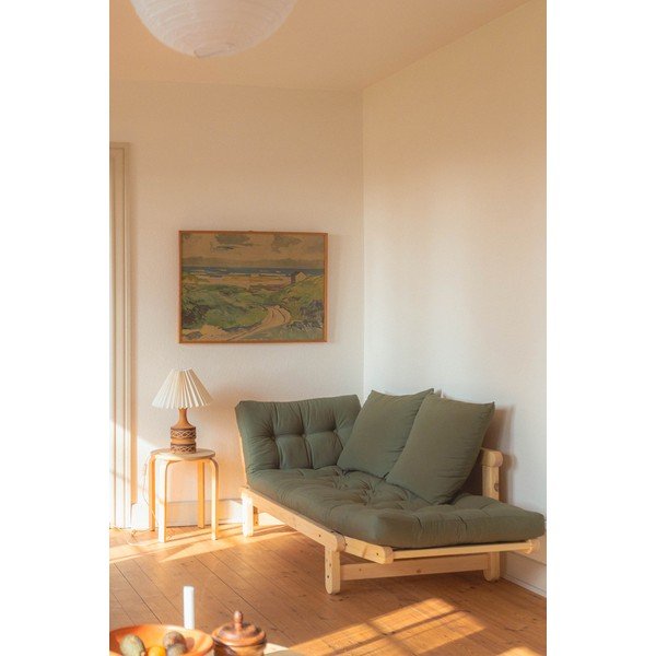 Išlankstoma sofa Karup Design Beat Natural Clear/Olive Green-image-1