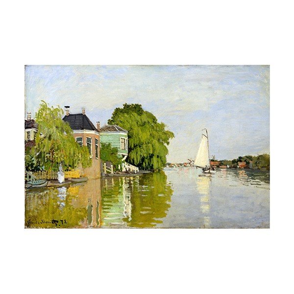 Klodas Monė - Namai prie Achterzaano, 45x30 cm